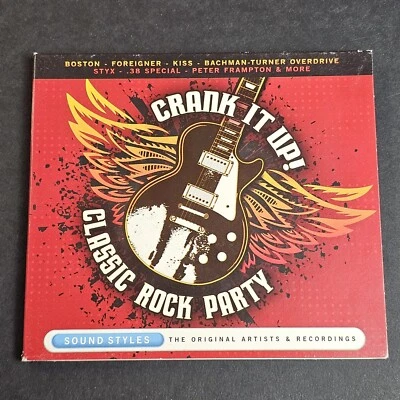 Crank It Up: Classic Rock Party by Various (CD, 2011) Boston, Foreigner, STYX - Image 1 of 4