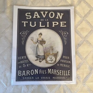 Póster francés de jabón de lulipe - Imagen 1 de 2