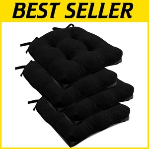 Elegant Tufted Dining Chair Cushions with Non-Slip Backing - 15.5 - Bild 1 von 9