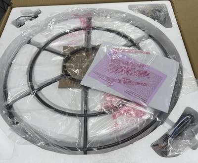 Heritage Point 25 in. Indoor/Outdoor Natural Iron Fandelier Ceiling Fan Adjustab - Image 1 of 2