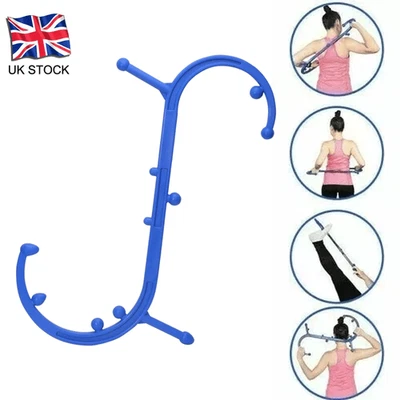 Body Back Buddy Trigger Point Deep Therapy Self Massage Tool S Shape UK - Image 1 of 4