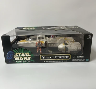 Hasbro Star Wars The Power Of The Force Y Wing Fighter BRAND NEW FACTORY SEALED - Image 1 of 4
