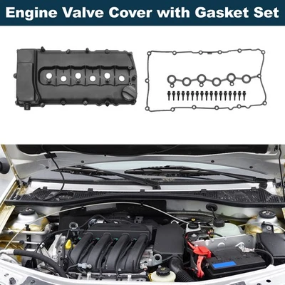 Cubierta de válvula de motor con junta Nº03H103429L para Volkswagen CC 2009-2016 negro Foto 1 de 4