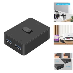USB 3.0 Switch, KVM-Schalter, 2 in 1 bidirektionaler Ausgang/1 in 2 Ausgänge,... - Bild 1 von 2