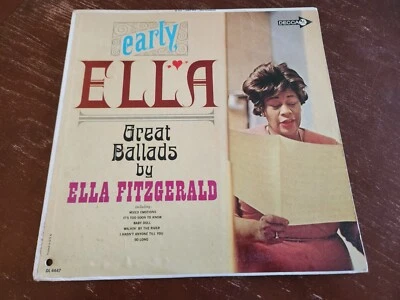 Ella Fitzgerald Early Ella 1963 Vinyl 12" LP 33 RPM Jazz Swing - Image 1 of 4