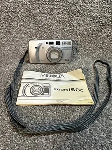 Konica Minolta ZOOM 160c Date 35 mm Point and Shoot Film Camera-Read Description - Picture 1 of 7
