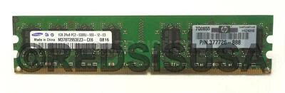 HP DDR2 PC2 5300 2GB RAM 1GB 377726-888 - Image 1 of 2