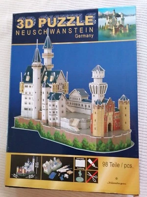 3D  Puzzle Castello di NEUSCHWANSTEIN (mod. per "La bella addormentata" Disney)  - Immagine 1 di 4