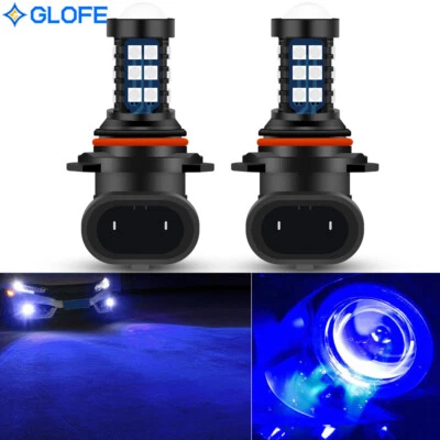 2X H10 9145 LED Bulbs Fog Driving Lights DRL Lamps 10000K Blue High Power Bright - Image 1 of 4