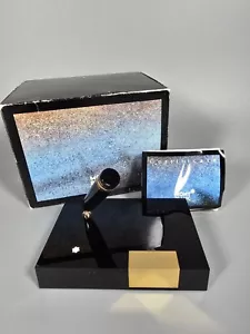 Montblanc Meisterstuck 146 supporto portapenne nero oro - Foto 1 di 17
