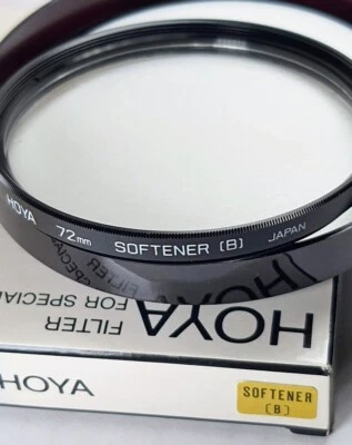 72mm Hoya Softener B Soft Focus Glass Lens filter Japan Portrait-s Weddings E-72 - Image 1 of 4