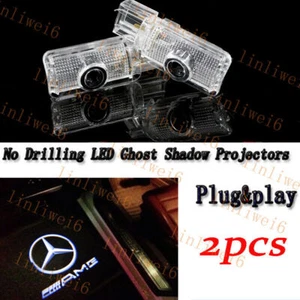 2pcs No Fading LED Car Door Projector light For MB R/ML/GL-Class 2006-2013 - Picture 1 of 7