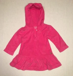 Baby Gap Girls 2 Piece Pink Hooded Terry Dress With Bloomers Size 6-12 M New - Picture 1 of 10