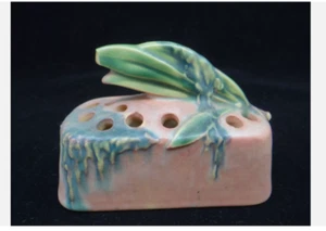 Roseville Keramik Blumenfrosch - Bild 1 von 6