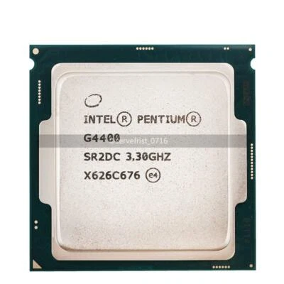 PC de escritorio CPU Intel Pentium G4400 g4400 procesador 3 MB 3,3 GHz LGA1151 doble núcleo Foto 1 de 4