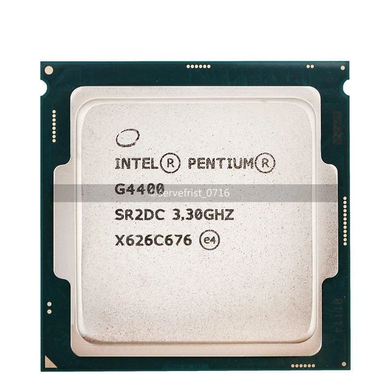 PC de escritorio CPU Intel Pentium G4400 g4400 procesador 3 MB 3,3 GHz LGA1151 doble núcleo Foto 1 de 4