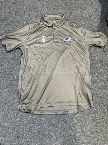 2023 Colorado Avalanche Team Issued Fanatics Playoffs Polo Large or 2XL Cover