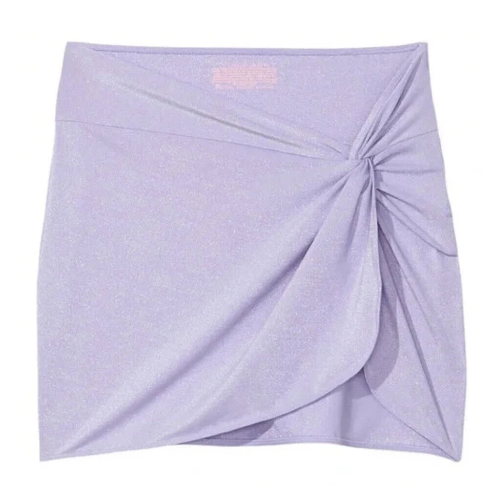 Victoria Secret Mini Traje de Baño Sarong Falda Bikini Encubrimiento Traje de Baño Púrpura XL/XXL Foto 1 de 1