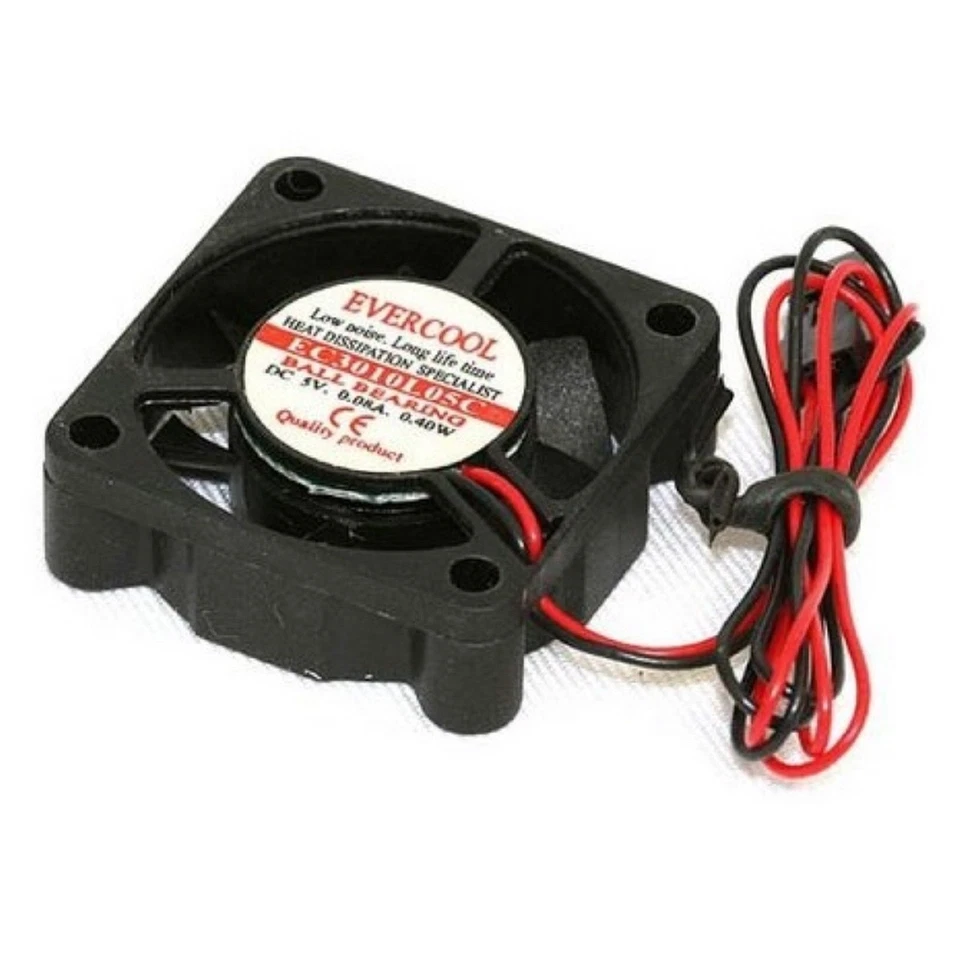 PC Computer Case System Cooling Fan Cooler 5V 5Volt 30mm 2Pin 30x30x10mm Silent - Image 1 of 4