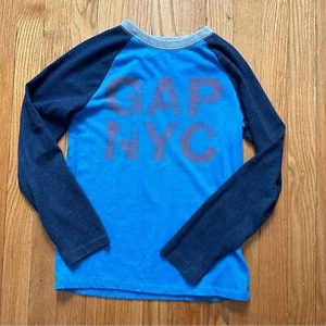 Gap Kids Blue Long Sleeve Shirt Size Large 10 - Picture 1 of 4