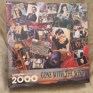 Gone with the Wind Jigsaw Puzzle Springbok 2000 PC Puzzle 34"x42.5" - Qwik Ship! - Picture 1 of 2