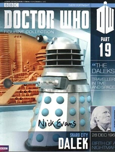 Doctor Who Figurine Magazine Issue 19 - Signed by NICK EVANS - Picture 1 of 1