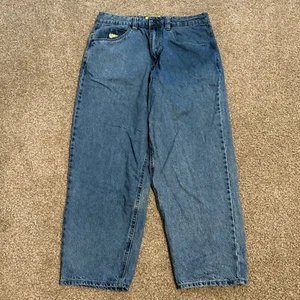 Empyre Jeans Baggy Wide Leg Blue Skater Grunge Y2K JNCO Style Size 30 - Picture 1 of 13