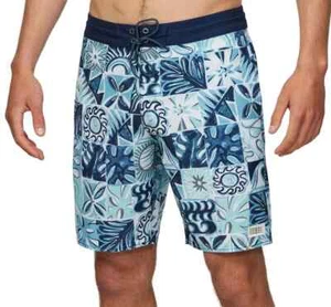 NWT O'Neill Cruzer 19 Inch Mens Boardshorts Beach Blue Above The Knee Sz 34 - Picture 1 of 21