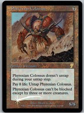 FOIL Phyrexian Colossus | MtG Magic 7th Edition | English | LP