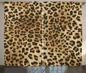 108" X 84" Leopard Animal Print Graphic Panels Wild Jungle Cheetah Safari