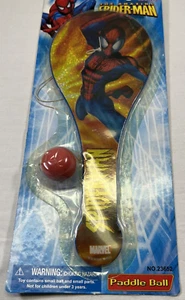 Toy Paddle Ball The Amazing Spider-Man Toy #23652 nuovo in confezione Marvel Comics - Foto 1 di 7