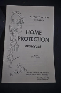 1959 Esercitazioni Protezione Domiciliare - Programma Azione Famiglia *GUERRA FREDDA* - Foto 1 di 9