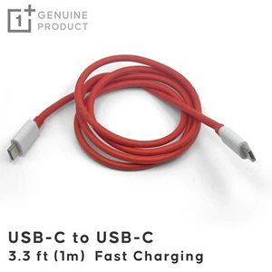 Câble de charge rapide SUPERVOOC Type-C vers Type-C - 3 pieds - 12 A - Livraison gratuite - Photo 1 sur 5