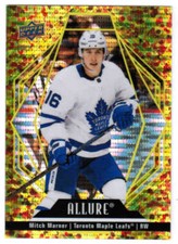 22/23 2022 UPPER DECK ALLURE HKY BASE GOLD GLITTER BOMB CARDS 1-100 U-Pick List