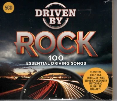Driven By Rock-100 Essential Songs (5CD),Kiss, Billy Idol,Overkill uvm.Neu & OVP - Bild 1 von 2