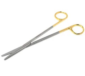 Instrumentos veterinarios quirúrgicos rectos Metzenbaum tijeras mango dorado - Imagen 1 de 3