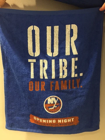 NHL New York Islanders 2019 Home Opener “Our Tribe Our Family”  Rally Towel Cover