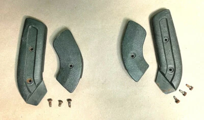 Ford Cougar 1969 1970 asiento bisagra cubiertas laterales/escudo L&R tornillos interiores/exteriores (GRN) Foto 1 de 2