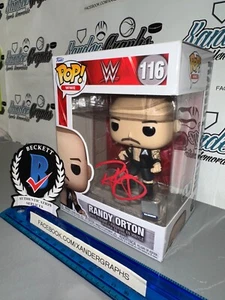 RANDY ORTON WWE WRESTLING 116 FIRMATO AUTOGRAFO FUNKO POP-BAS COA BECKETT - Foto 1 di 10