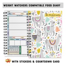 Slimming with Weight Watchers Tracker journal note book log cover C54 Flexible