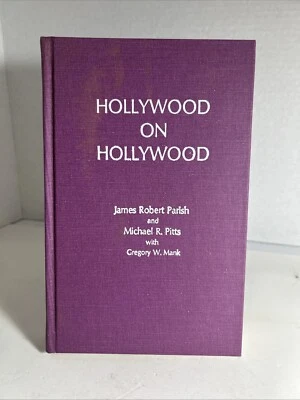 1978 Hollywood On Hollywood James Robert Parish & Michael Pitts Hardcover - Image 1 of 4