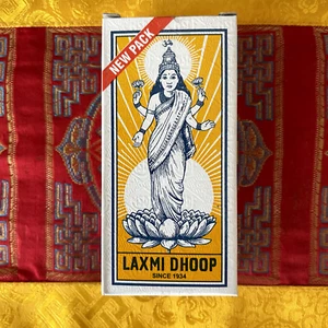 Laxmi Dhoop Incense - Soft Moldable Pooja 40 gm Box - Picture 1 of 3