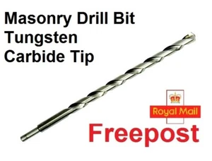 8mm x 600mm Masonry Drill Bit Tungsten Carbide Tip for Stone Concrete Brick - Picture 1 of 1