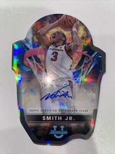 2022 Bowman University's Best Nick Smith Jr. Buckets Die Cut Refractor Auto /99