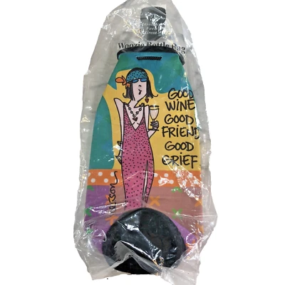 Woozie 氯丁橡胶葡萄酒玻璃瓶套 Coozie 包签名系列艾默生新品 — 第 1/4 张图片