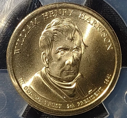 2009-P $1 W.H. HARRISON Pos A Satin (Value: $460) Cover