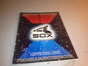 1981 Chicago White Sox MLB Baseball Program Scorebook vs Seattle Mariners - Picture 1 of 3