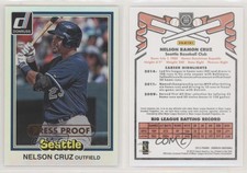 2015 Panini Donruss Inaugural 1981 Edition Press Proof Bronze /299 Nelson Cruz