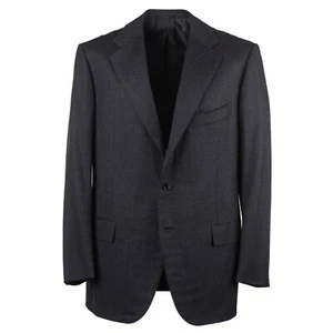Cesare Attolini Slim-Fit Charcoal Gray Micro Stripe Soft Wool Suit 48R (Eu 58) - Picture 1 of 10