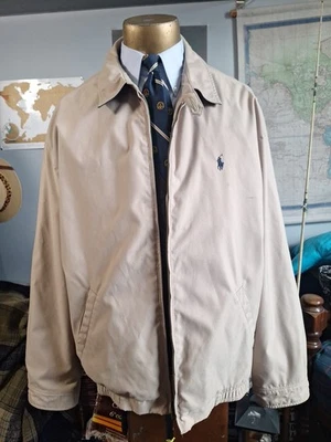 POLO RALPH LAUREN Jacket Mens XXL Harrington Lined Full Zip Classic - Image 1 of 4